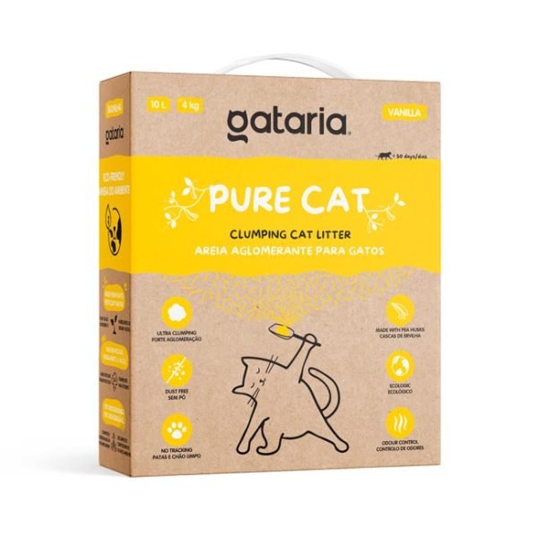 Gataria Pure Cat - Arena ultra-aglomerante - Vainilla