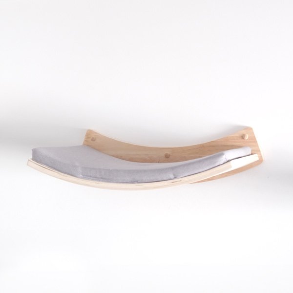 Alternative view of Cama de pared curva CURVY en madera