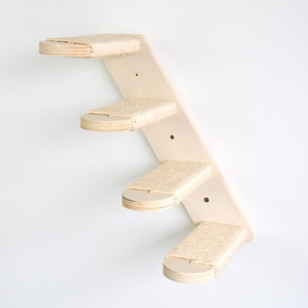 Escaleras de pared SKYLER con sisal natural